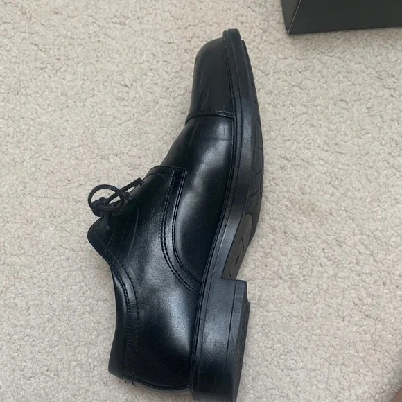 NWB Bruno Marc Men's Classic Black Oxfords - Picture 10 of 12